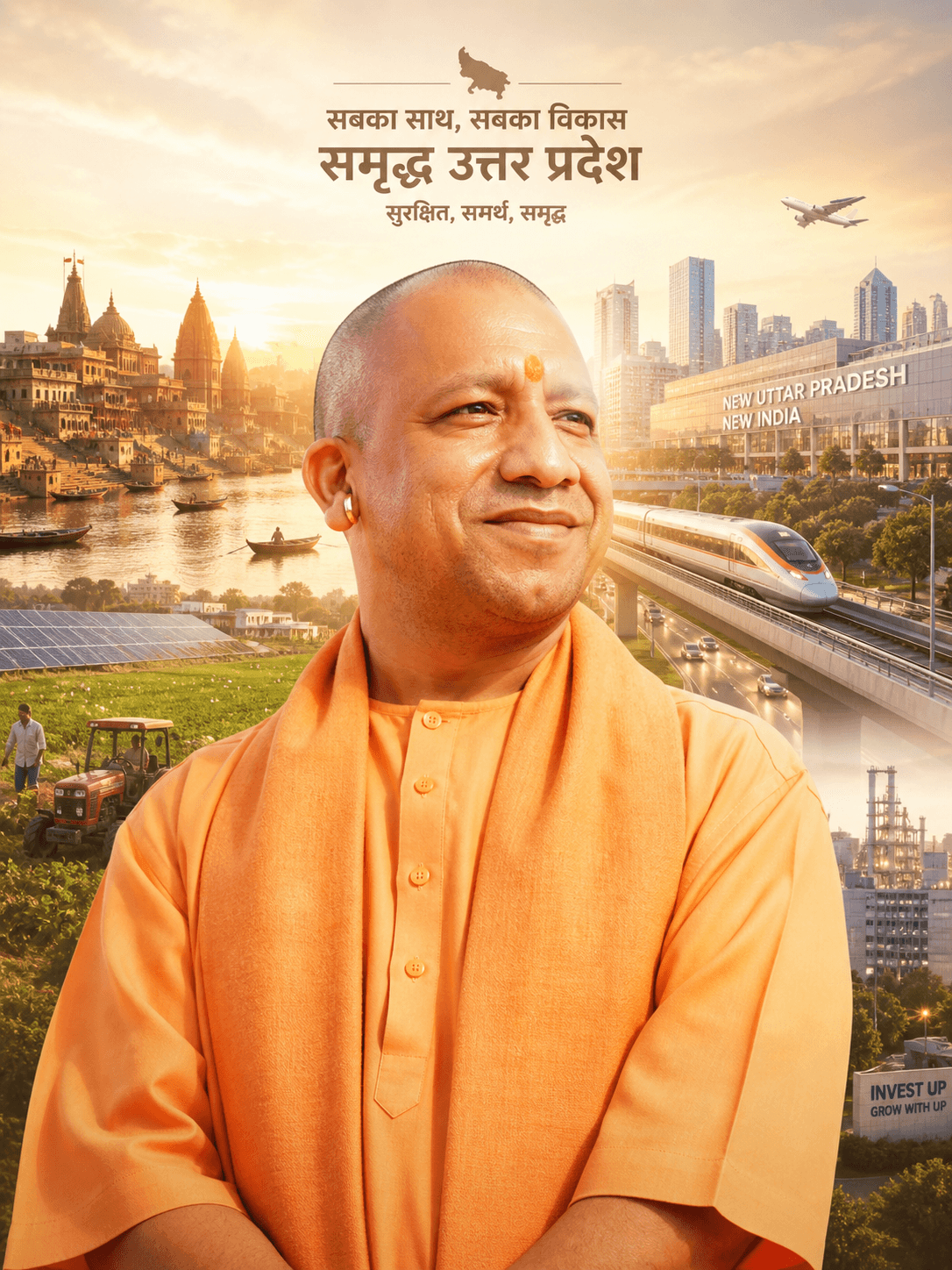 योगी आदित्यनाथ — समृद्ध उत्तर प्रदेश